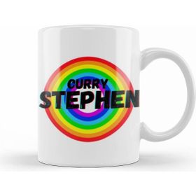 Humuts Stephen Curry Basketball Gifts Vintage Retro Rainbow Quotes For Boys And Dad Kupa