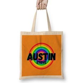 Humuts Steve Austin - Vintage Retro Rainbow Style Warriors Design Wrestlers-Gift Bez Kadın Günlük Çanta