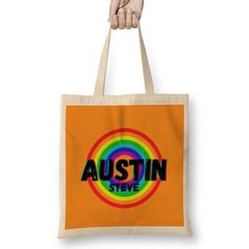 Humuts Steve Austin - Vintage Retro Rainbow Style Warriors Design Wrestlers-Gift Bez Kadın Günlük Çanta