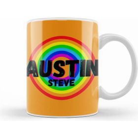 Humuts Steve Austin Vintage Retro Rainbow Style Warriors Design Wrestlers Gift Kupa