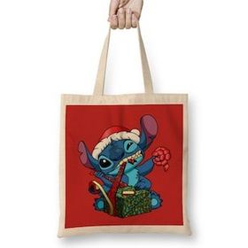 Humuts Stitch X'mas Bez Kadın Günlük Çanta