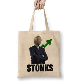 Humuts Stonks ! Meme Bez Kadın Günlük Çanta