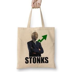 Humuts Stonks ! Meme Bez Kadın Günlük Çanta