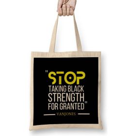 Humuts Stop Takıng Black Strength For Granted Black Lives Matter Bez Kadın Günlük Çanta