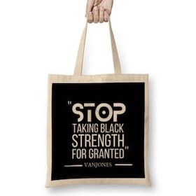 Humuts Stop Takıng Black Strength For Granted Black Lives Matter Bez Kadın Günlük Çanta