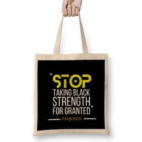 Humuts Stop Takıng Black Strength For Granted Black Lives Matter Bez Kadın Günlük Çanta