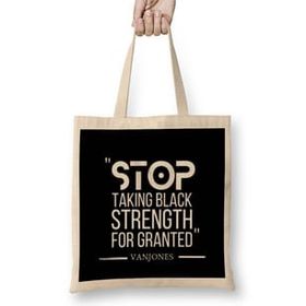 Humuts Stop Takıng Black Strength For Granted Black Lives Matter Bez Kadın Günlük Çanta