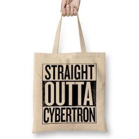 Humuts Straight Outta Cybertron Transformers Bez Çanta