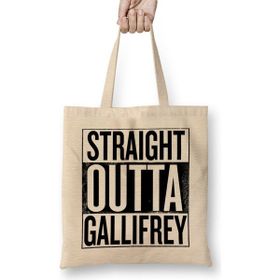 Humuts Straight Outta Gallifrey Doctor Who Bez Çanta