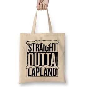 Humuts Straight Outta Lapland Christmas Bez Çanta