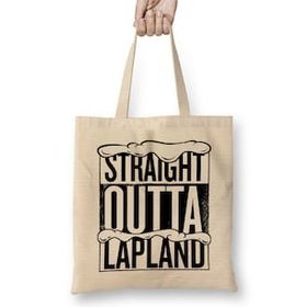 Humuts Straight Outta Lapland Christmas Bez Çanta