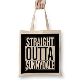 Humuts Straight Outta Sunnydale Buffy The Vampire Slayer White Bez Çanta