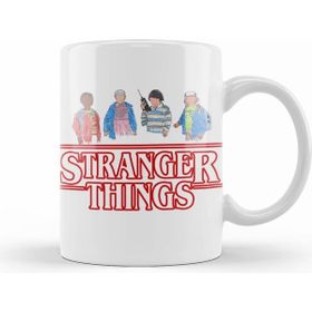 Humuts Stranger Things Beyaz Porselen Kupa Bardak
