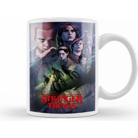 Humuts Stranger Things Beyaz Porselen Kupa Bardak