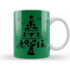Humuts Stranger Things Christmas Tree Silhouette Kupa