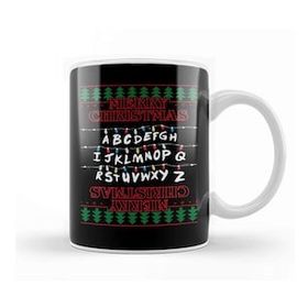 Humuts Stranger Things Merry Christmas Lights Knit Kupa