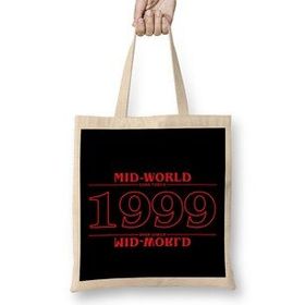 Humuts Stranger Things Mid World 1999 Dark Tower Bez Uzun Saplı Açık Bej Rengi Çanta