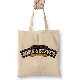 Humuts Stranger Things Robin Steve's Bez Uzun Saplı Açık Bej Rengi Çanta