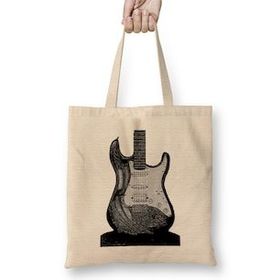 Humuts Strat Fender Guitar Bez Uzun Saplı Açık Bej Rengi Çanta