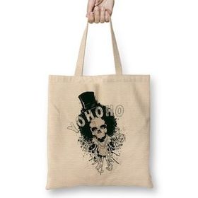 Humuts Strawhat One Piece Yohohoho Bez Uzun Saplı Açık Bej Rengi Çanta