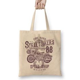 Humuts Street Bikers Speed Shop Bez Uzun Saplı Açık Bej Rengi Çanta