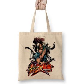 Humuts Street Fighter Tekken Bez Uzun Saplı Açık Bej Rengi Çanta