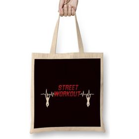 Humuts Street Workout Calisthenics Gym Fitness Training Exercise Bez Uzun Saplı Açık Bej Rengi Çanta