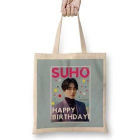 Humuts Suho Happy Birthday! Kim Jun-Myeon 2021 Bez Kadın Günlük Çanta