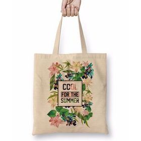 Humuts Summer Flowers Bez Kadın Günlük Çanta