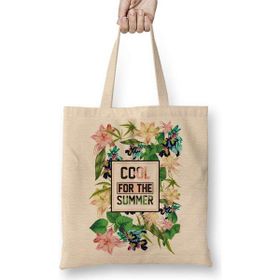 Humuts Summer Flowers Bez Kadın Günlük Çanta