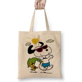 Humuts Summer Snoopy Bez Kadın Günlük Çanta