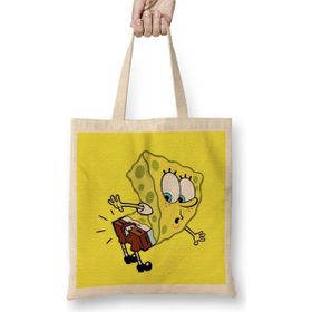 Humuts Sünger Bob Sponge Bob 010 Bez Kadın Günlük Çanta