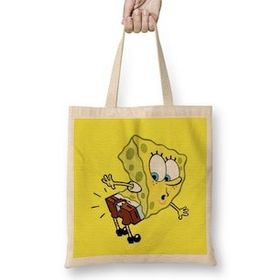 Humuts Sünger Bob Sponge Bob 010 Bez Kadın Günlük Çanta