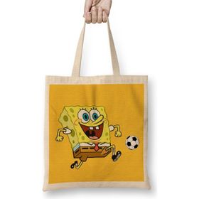 Humuts Sünger Bob Sponge Bob 012 Bez Kadın Günlük Çanta