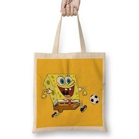 Humuts Sünger Bob Sponge Bob 012 Bez Kadın Günlük Çanta