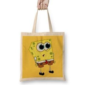 Humuts Sünger Bob Sponge Bob 013 Bez Kadın Günlük Çanta