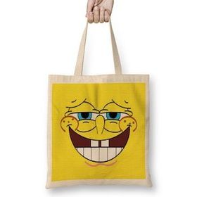 Humuts Sünger Bob Sponge Bob 014 Bez Kadın Günlük Çanta