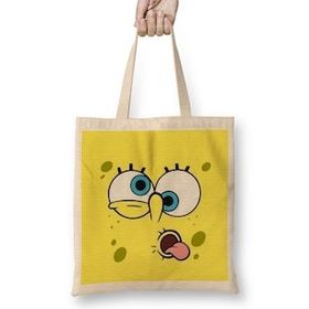 Humuts Sünger Bob Sponge Bob 03 Bez Kadın Günlük Çanta