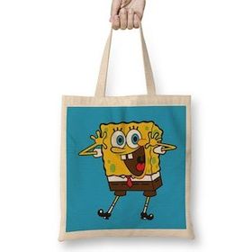 Humuts Sünger Bob Sponge Bob 05 Bez Kadın Günlük Çanta