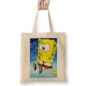 Humuts Sünger Bob Sponge Bob 06 Bez Kadın Günlük Çanta