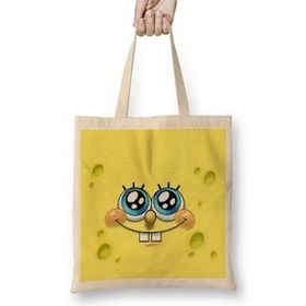 Humuts Sünger Bob Sponge Bob 07 Bez Kadın Günlük Çanta