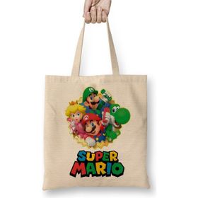 Humuts Süper Maio Mario Bros Bez Kadın Günlük Çanta