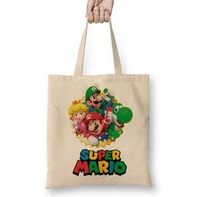 Humuts Süper Maio Mario Bros Bez Kadın Günlük Çanta