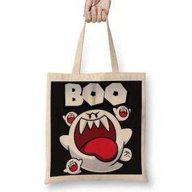 Humuts Süper Mario Boo Bez Kadın Günlük Çanta