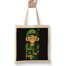 Humuts Süper Mario Luigi Bez Kadın Günlük Çanta