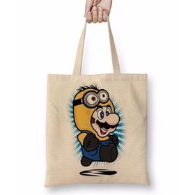 Humuts Super Minion Süper Mario Bez Kadın Günlük Çanta