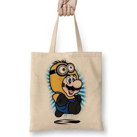 Humuts Super Minion Süper Mario Bez Kadın Günlük Çanta
