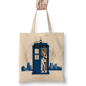 Humuts Süpermen Tardis Bez Kadın Günlük Çanta