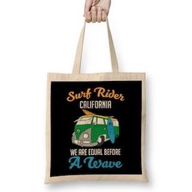 Humuts Surf Rider We Are Equal Before A Wave Surfers Bez Çanta