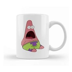 Humuts Surprised Patrick Süngerbob Kupa Bardak